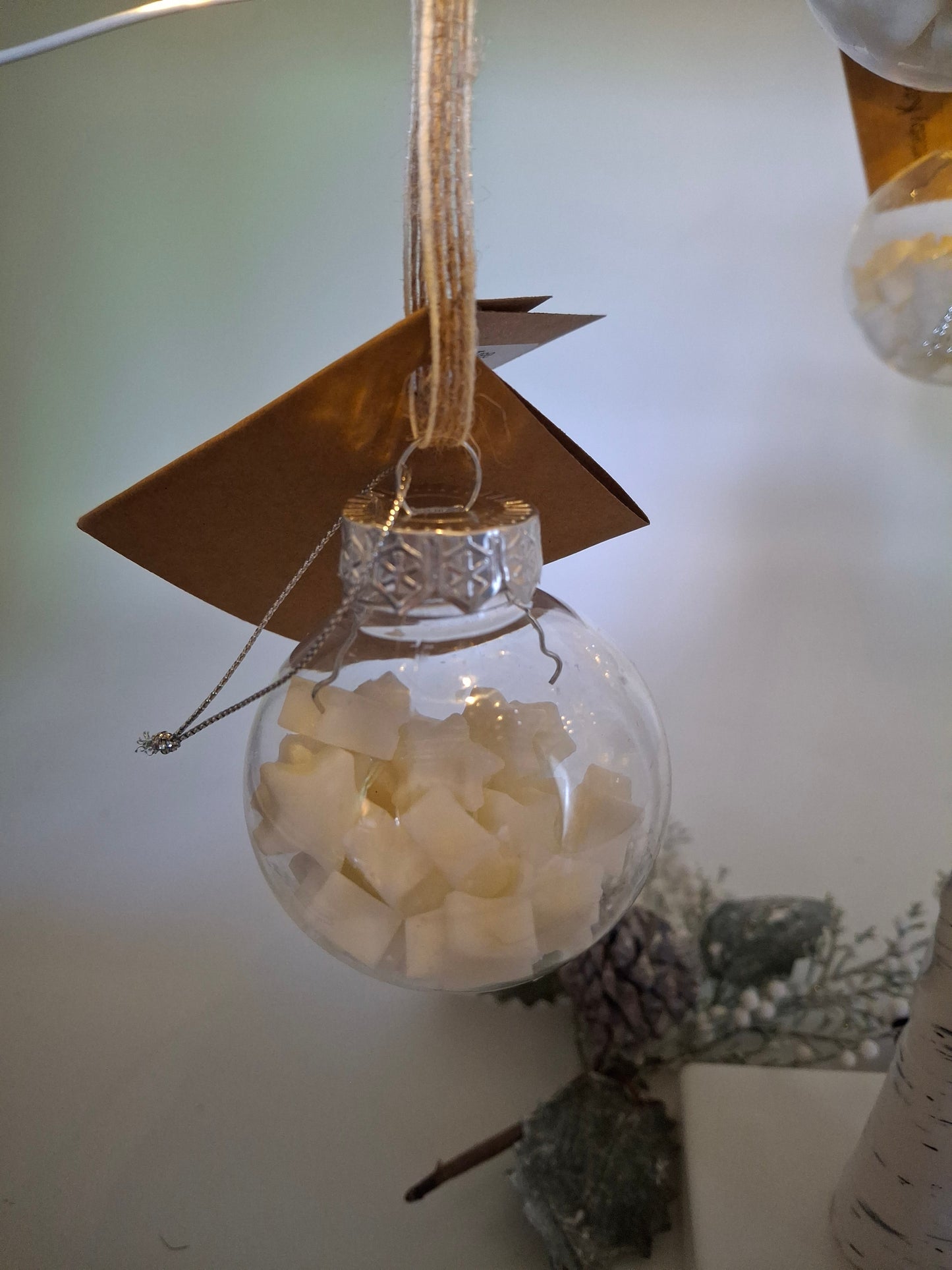 Christmas tree wax melt tree decoration