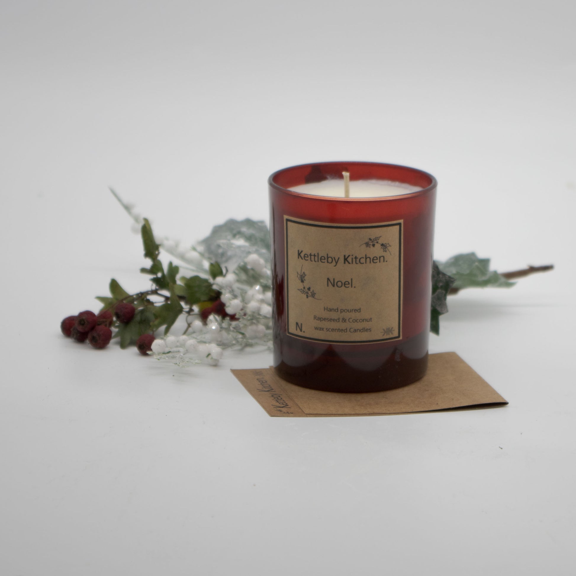 scented christmas candle