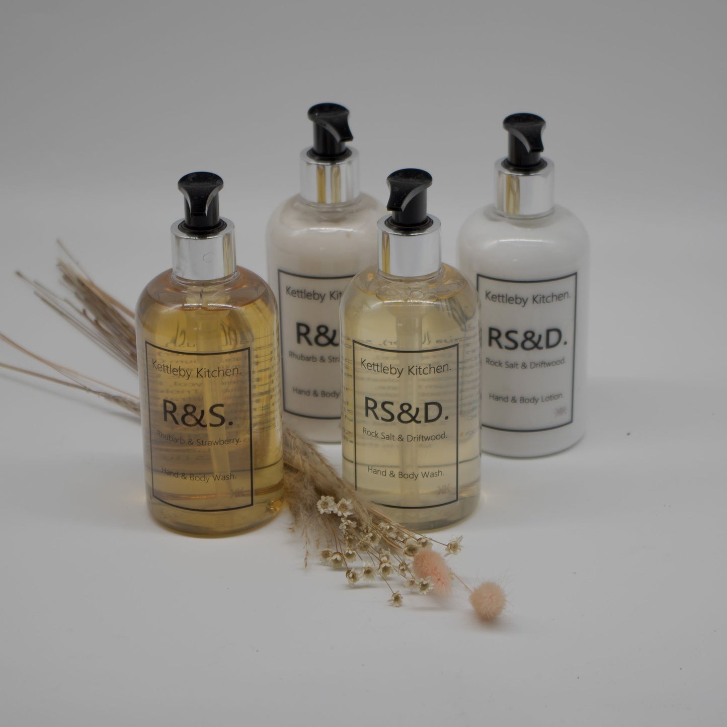 Hand & Body Liquid Soap & Lotion set ~ Rock Salt & Driftwood